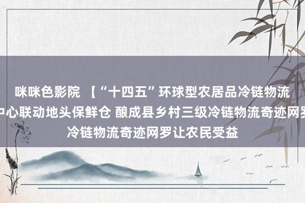 咪咪色影院 【“十四五”环球型农居品冷链物流发展】冷链中心联动地头保鲜仓 酿成县乡村三级冷链物流奇迹网罗让农民受益